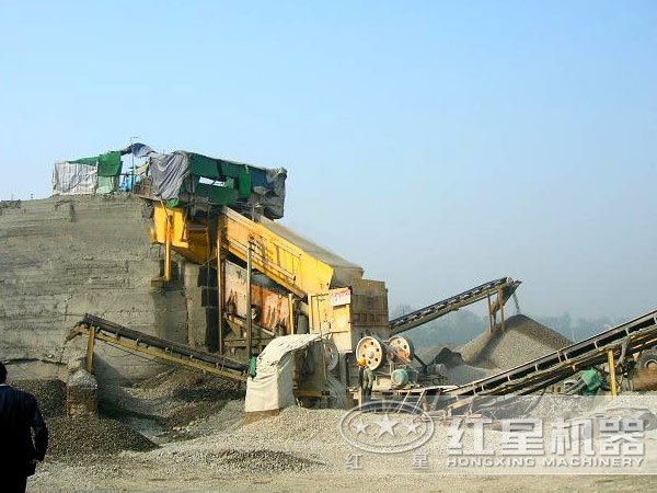 環保砂石生產線現場